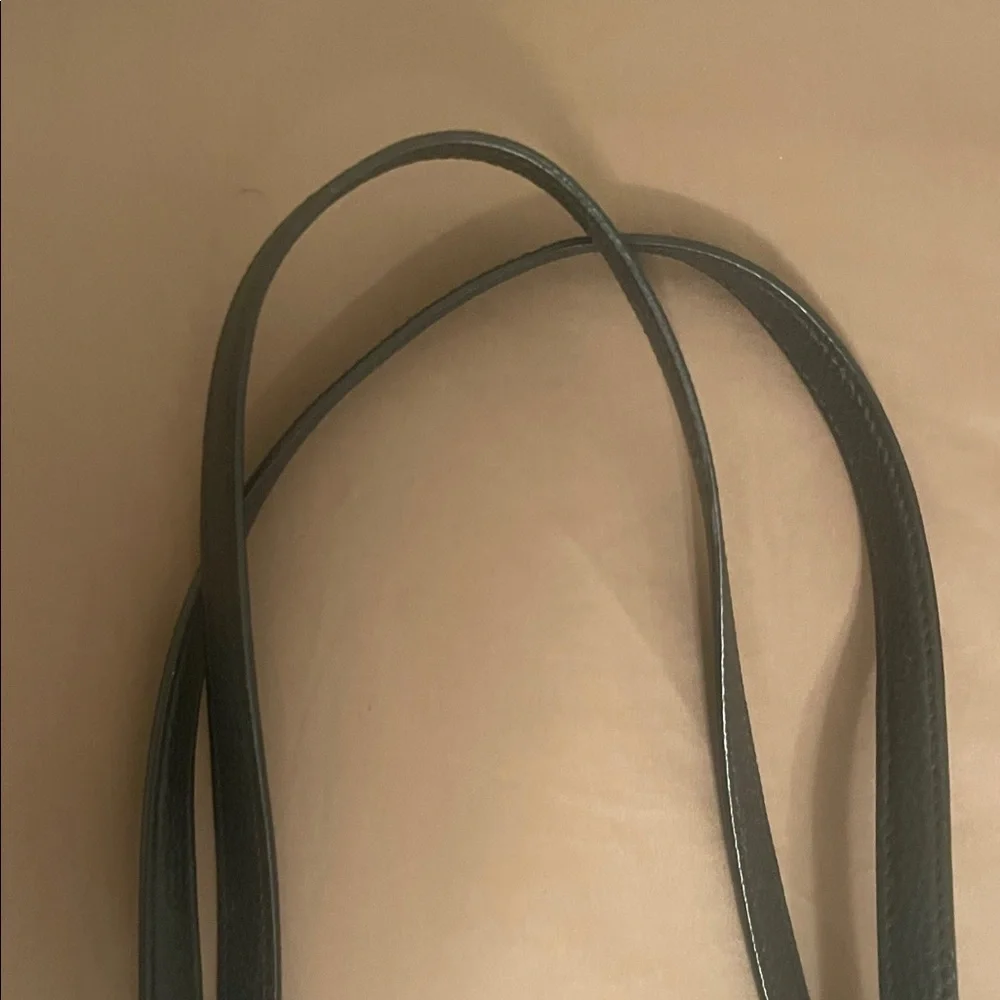 Coach Black Leather Tote Bag with Red Interior